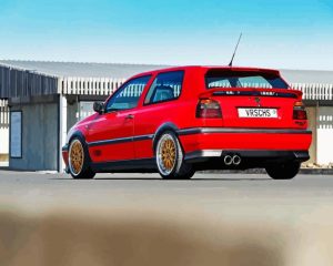 Mk3 Red Golf Diamond Painting