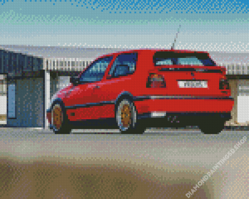 Mk3 Red Golf Diamond Painting