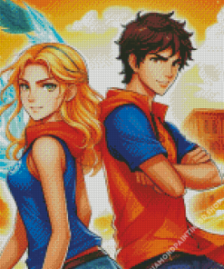 Percy And Annabeth Adventures Diamond Paintings