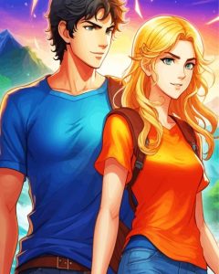 Annabeth And Percy Adventures Diamond Paintings