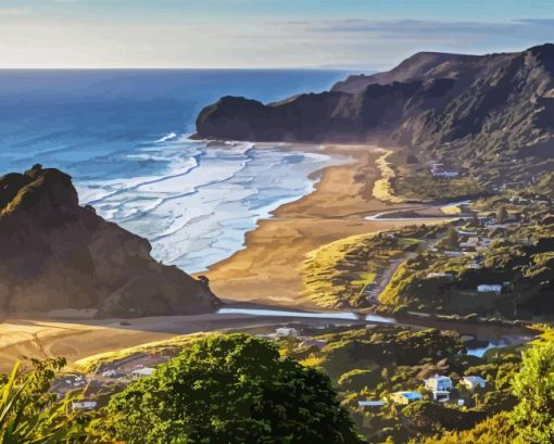 Piha New Zealand Diamond Painting