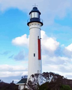 Queenscliff White Lighthouse Diamond Painting