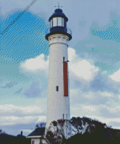 Queenscliff White Lighthouse Diamond Painting