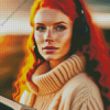 Redhead Woman Diamond Painting