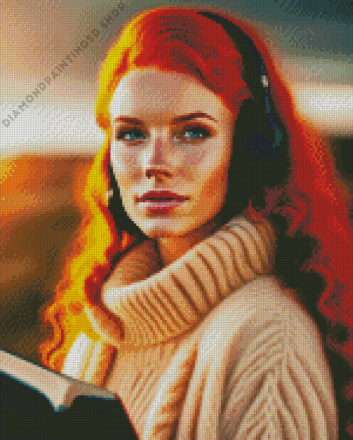 Redhead Woman Diamond Painting