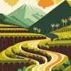 Rice Terraces Diamond Painting