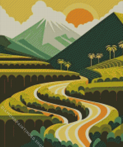 Rice Terraces Diamond Painting