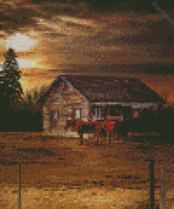 Rural Scene Diamond Painting