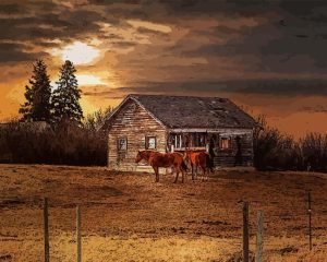 Rural Scene Diamond Painting