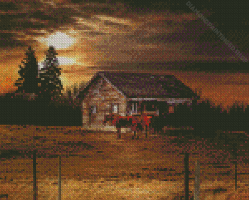 Rural Scene Diamond Painting