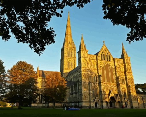 Salisbury Cathedral Diamond Painting