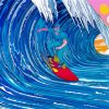 Surfing Pop Art Diamond Painting