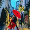 Tango In Rain Diamond Painting