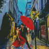 Tango In Rain Diamond Painting