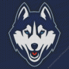 UConn Huskies Logo Diamond Painting