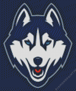 UConn Huskies Logo Diamond Painting