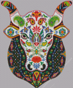 Mandala Cow Diamond Painting