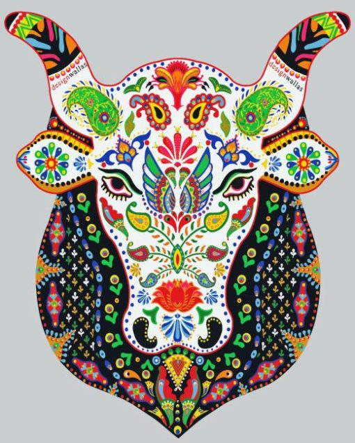 Mandala Cow Diamond Painting