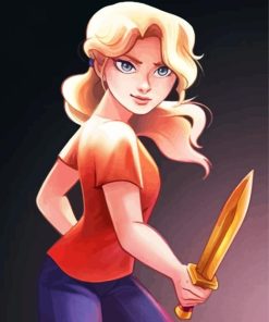 Annabeth And Percy Adventures Diamond Paintings