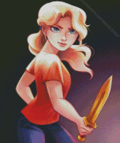 Annabeth And Percy Adventures Diamond Paintings