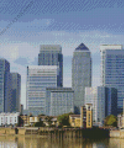 Canary Wharf Building Diamond Painting