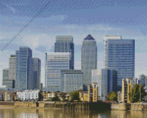 Canary Wharf Building Diamond Painting