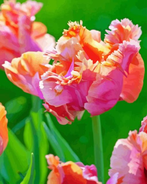 Parrot Tulip Diamond Painting