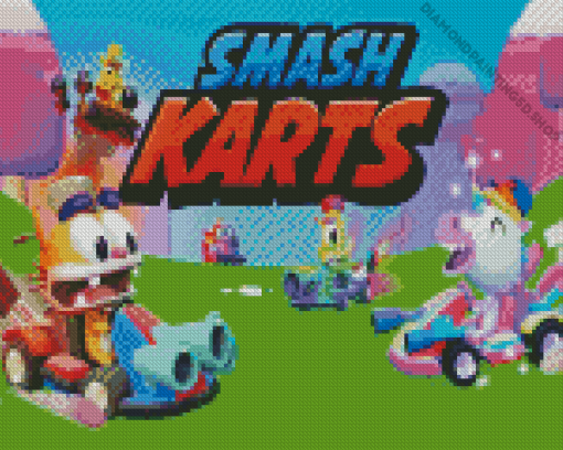 Smash Karts Diamond Painting