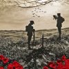 Soldiers And Poppies Diamond Painting