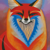 Tribal Fox Art Diamond Painting