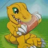 Agumon Eating Diamond Painting