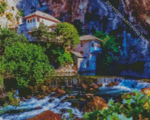 Blagaj Bosnia Diamond Painting