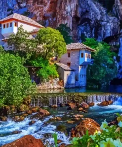 Blagaj Bosnia Diamond Painting