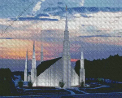 Boise Temple Diamond Painting