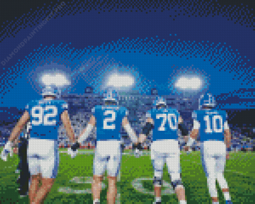 Byu Football Team Diamond Painting