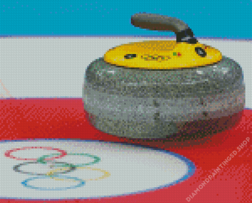 Curling Ball Diamond Painting