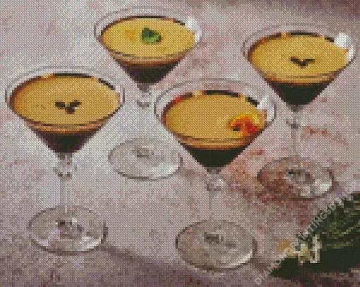 Espresso Martini Diamond Painting