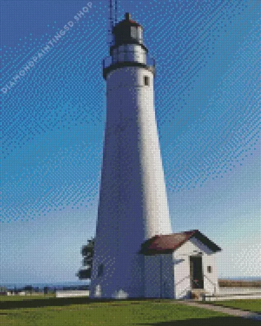 Fort Gratiot Lighthouse Diamond Painting