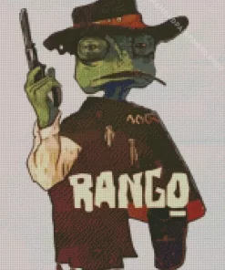 Cowboy Rango Diamond Painting