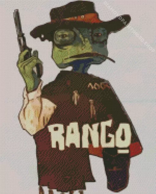 Cowboy Rango Diamond Painting