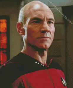 Jean Luc Picard Diamond Painting