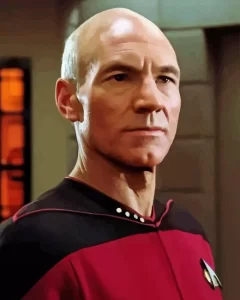 Jean Luc Picard Diamond Painting