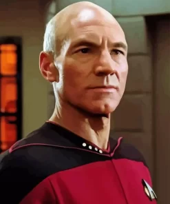 Jean Luc Picard Diamond Painting