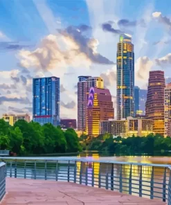 Lady Bird Lake Diamond Painting