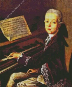 Little Johann Bach Diamond Painting