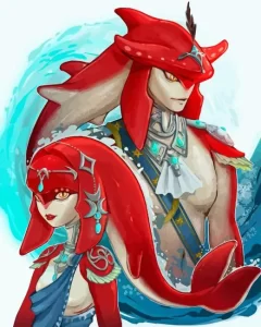 Mipha And Sidon Diamond Painting