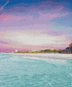 Miramar Beach Sunset Diamond Painting