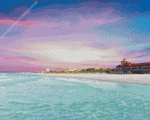 Miramar Beach Sunset Diamond Painting