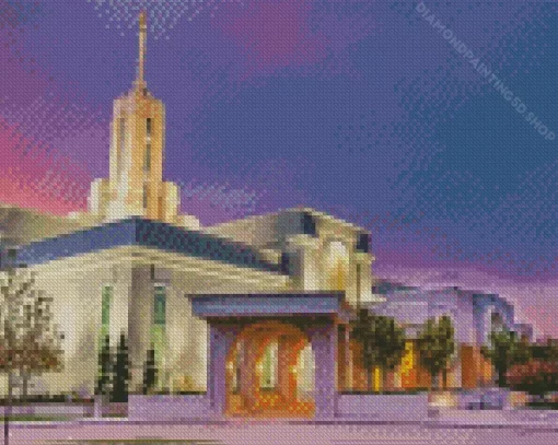 Mount Timpanogos Temple Diamond Painting