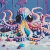 Multicolor Octopus Diamond Painting